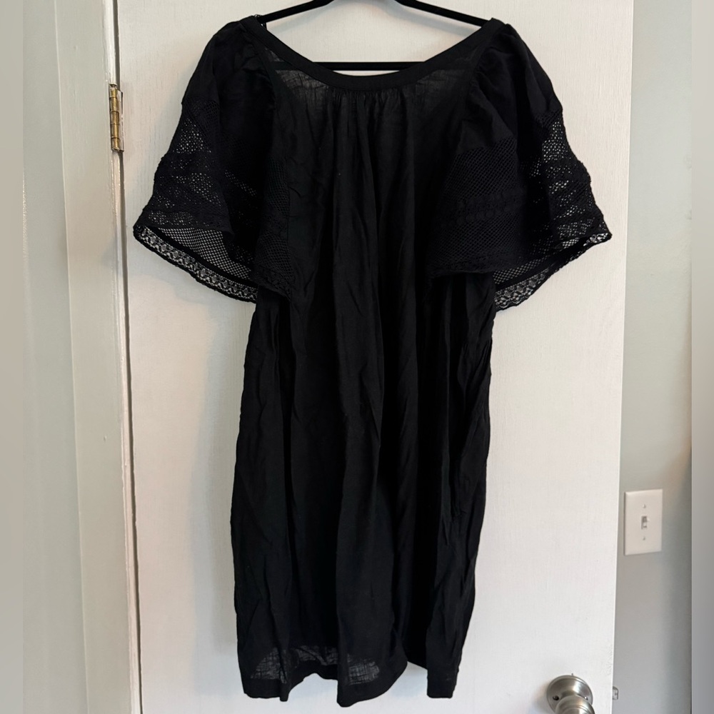 Old Navy Black Dress with Lace Detail